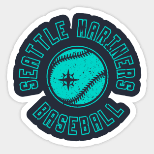 Vintage Seattle Mariners Baseball Sticker